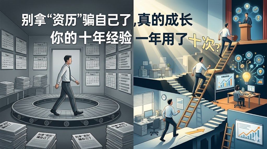 别拿“资历”骗自己了：你的十年经验，真的不是把一年用了十次吗？