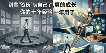 别拿“资历”骗自己了：你的十年经验，真的不是把一年用了十次吗？