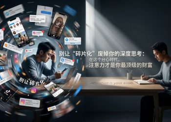 仔细回想一下，在你每天的工作和生活中，最大的“注意力小偷”（比如某个APP、某种习惯、或者是频繁的会议）是什么？从明天开始，你打算采取什么样的小动作来夺回自己的专注力？