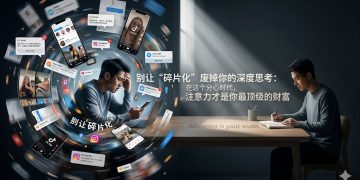 仔细回想一下，在你每天的工作和生活中，最大的“注意力小偷”（比如某个APP、某种习惯、或者是频繁的会议）是什么？从明天开始，你打算采取什么样的小动作来夺回自己的专注力？