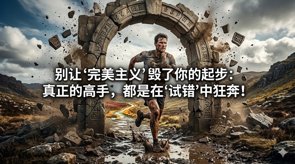 别让‘完美主义’毁了你的起步：真正的高手，都是在‘试错’中狂奔！