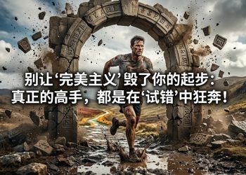 别让‘完美主义’毁了你的起步：真正的高手，都是在‘试错’中狂奔！