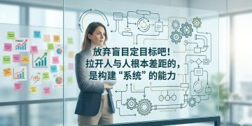 放弃盲目定目标吧!拉开人与人根本差距的,是构建“系统”的能力