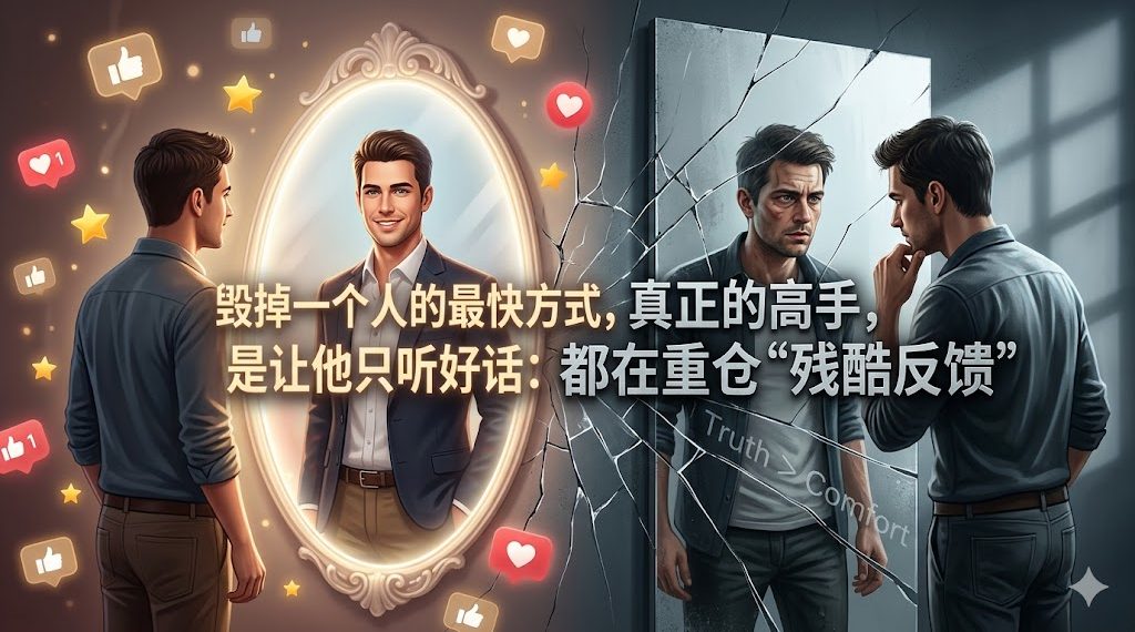 毁掉一个人的最快方式，是让他只听好话：真正的高手，都在重仓“残酷反馈”
