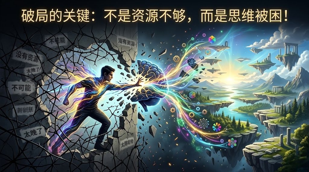 破局的关键：不是资源不够，而是思维被困！