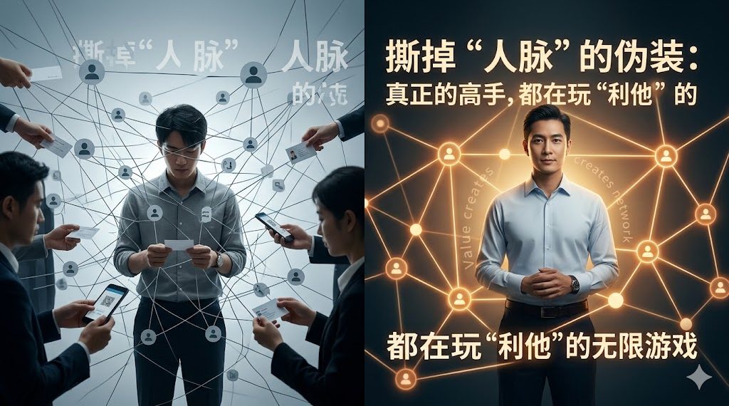 撕掉“人脉”的伪装：真正的高手，都在玩“利他”的无限游戏