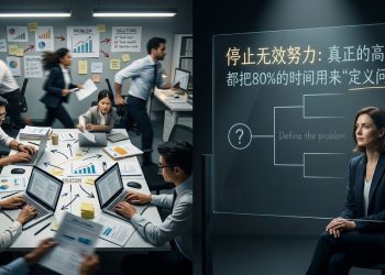 停止无效努力：真正的高手，都把80%的时间用来“定义问题”