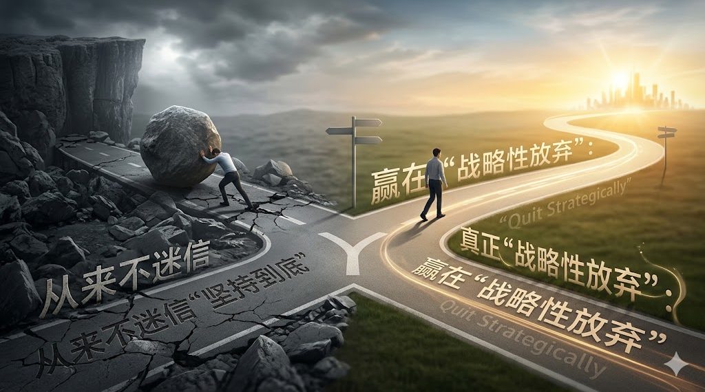 赢在“战略性放弃”：真正的高手，从来不迷信“坚持到底”