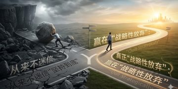 赢在“战略性放弃”：真正的高手，从来不迷信“坚持到底”